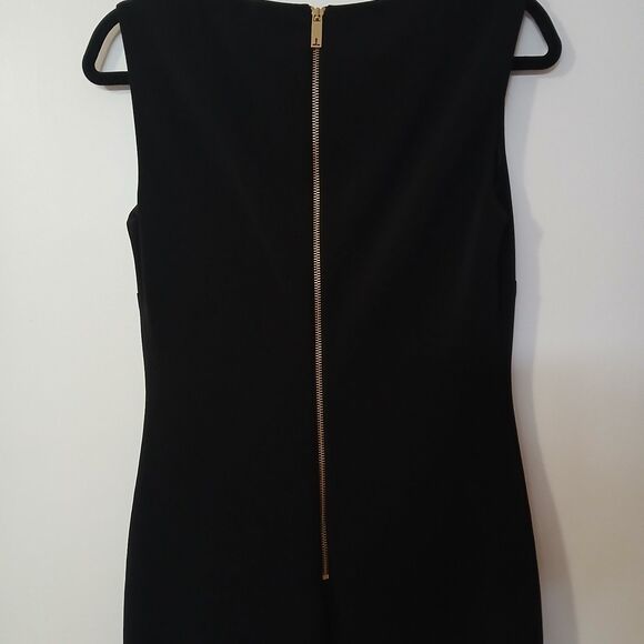 Ted Baker Tammara Black Embroidered Collar Party Cocktail Sheath Dress 3 (8) - Picture 4 of 11